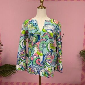 Lilly Pulitzer Multicolor Paisley Tunic